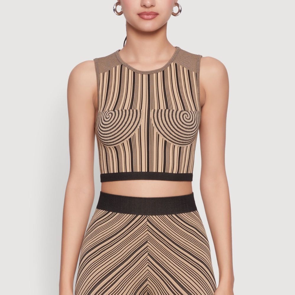 Striped Crop Top activewear